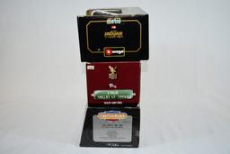 (3) 1/18" SCALE DIE CAST COLLECTORS CARS IN BOXES;