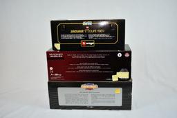 (3) 1/18" SCALE DIE CAST COLLECTORS CARS IN BOXES;
