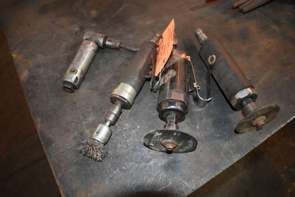 LOT OF (4) MISC. PNEUMATIC GRINDERS