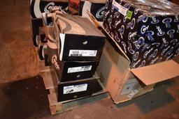 ASSORTED CENTRIC BRAKE PARTS ON SKID; PADS,