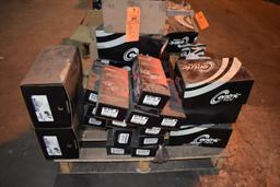 ASSORTED CENTRIC BRAKE PARTS ON SKID; PADS,