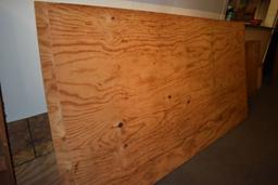 (2) 3/8" x 4' x 8' PLYWOOD SHEETS AND MISC. CUT-OFFS