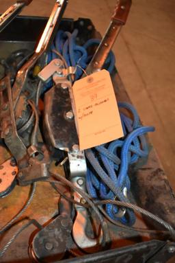 (2) COME-A-LONGS WITH ROPE