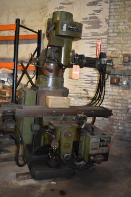 FAMCO VERTICAL MILLING MACHINE, TRUE TRACE HYDRAULIC