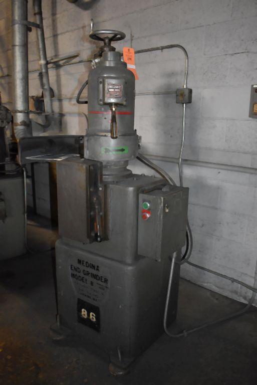 MEDINA MODEL B END GRIDER, 8" x 15" VERTICAL CHUCK,