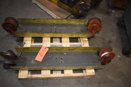 SKID OF BRIDGE CRANE PARTS