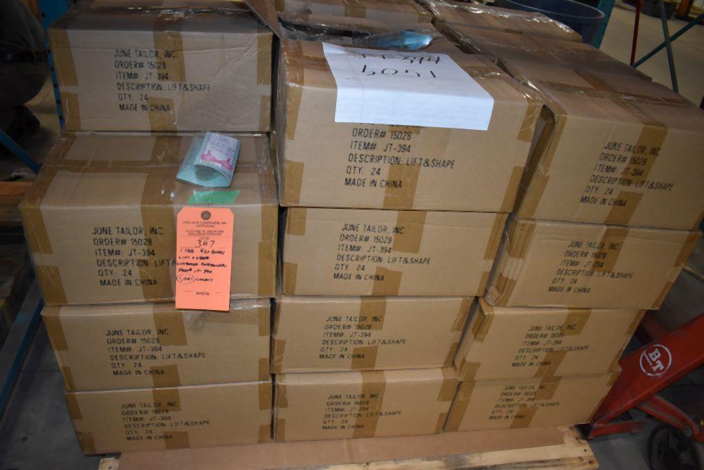 SKID WITH 42+ BOXES OF LIFT AND SHAPE CLEAVAGE