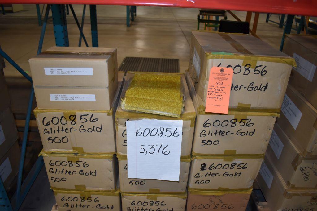 SKID WITH 10+ BOXES PART #600856 GLITTER GOLD #476