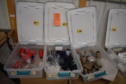(3) TOTES OF POLY THREAD