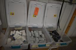 (3) TOTES OF POLY THREAD