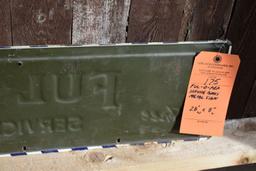 FUL-O-PEP SERVICE BOOKS METAL SIGN, 28"W x 8"H