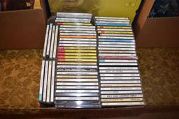 SMALL BOX/70+ MUSIC CD'S: CLASSICAL, GERMAN BEER