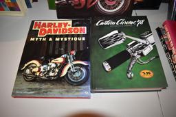 (2) HARLEY DAVIDSON BOOKS: MYTH & MYSTIQUE/RANDY