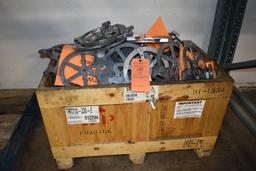 CRATE OF MISC. CUT-OFF METALS/SCRAP