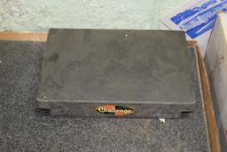 CHALLENGE BLACK GRANITE SURFACE PLATE, 12"LX8WX2"D