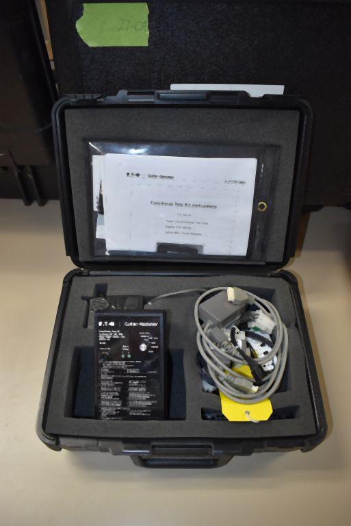 EATON CUTLER HAMMER FUNCTION TEST KIT, LEADS, CASE,