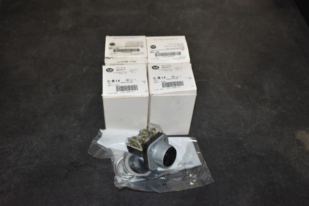 (2) ALLEN-BRADLEY 30MM SELECTOR SWITCH 800T PB;