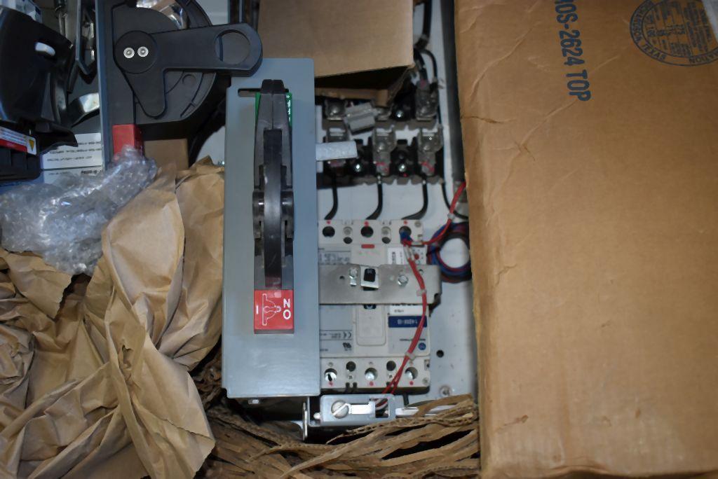 CRATE WITH ALLEN-BRADLEY FULL VOLTAGE NON-REV