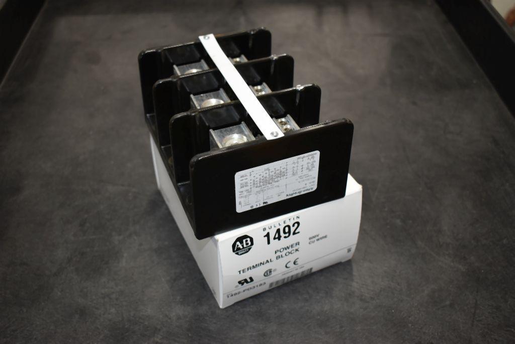 (2) ALLEN-BRADLEY POWER TERMINAL BLOCK, CAT NO.