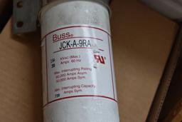 (2) BUSS JCK-A-9RA FUSES, MEDIUM VOLT