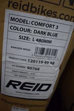 REID BIKE: DARK BLUE, MODEL COMFORT 3, SIZE L,