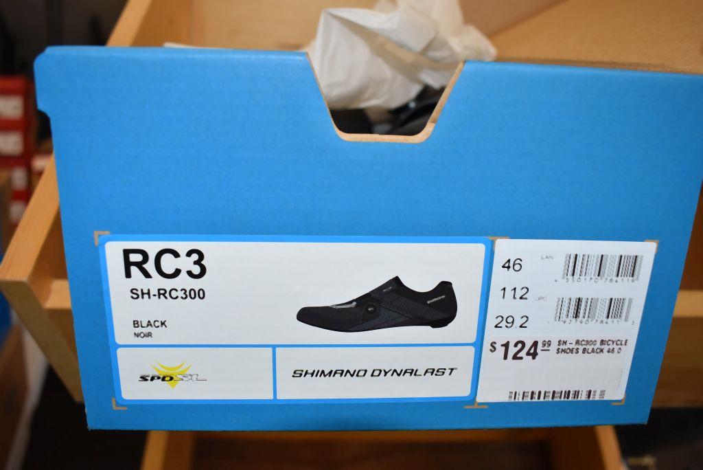 PAIR OF SHIMANO BIKE SHOES, MODEL DYNALAST RC3