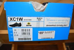 PAIR OF SHIMANO BIKE SHOES, MODEL DYNALAST XC1W