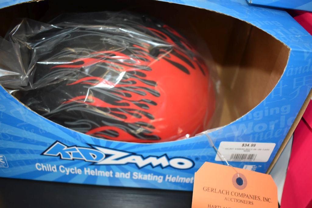 KIDZAMO CHILD CYCLE AND SKATEBOARD HELMET,