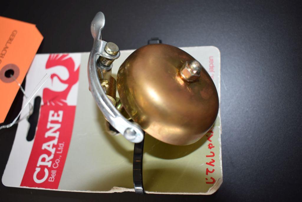 CRANE BELL (JAPAN) BRASS BIKE BELL