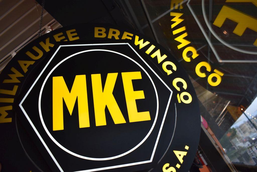MKE BREWING LIGHTED SIGN