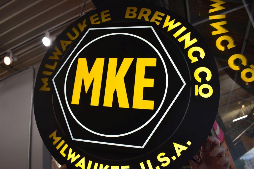 MKE BREWING LIGHTED SIGN