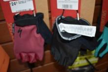 (2) PAIRS OF BIKE GLOVES, SIZE MEDIUM, WOMENS