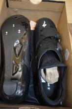 PAIR OF S-Works Specialized BODY GEOMETRY BIKE SHOES, SIZE 46 EU,