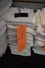 (20) WHITE HAND TOWELS