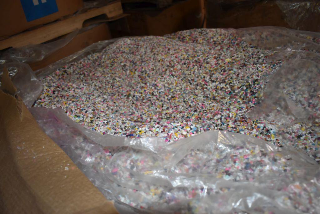 PET MIXED COLOR REGRIND, APPROX. 20,000 LBS., -