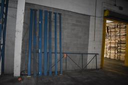 (2) SECTIONS OF PALLET RACKING, (3) UPRIGHTS (2) 14'