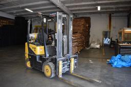 DAEWOO RIDE-ON FORK TRUCK, MODEL GC25P,