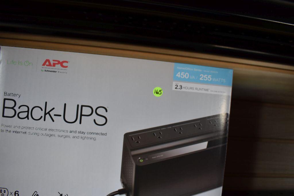 APC BATTERY BACK-UPS, 450VA/255 WATTS, MODEL BN450M