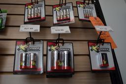 (7) PACKAGES OF X2 POWER BATTERIES, 9V, D, C, AA AND AAA