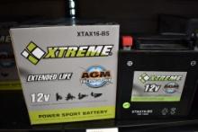 XTREME 12V AGM POWER SPORT BATTERY, PART