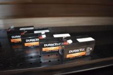 (4) DURACELL SEALED BATTERIES, PART #DURA12-1.3F