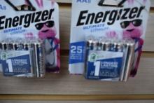 (2) 8 PACKS OF ENERGIZER AA ULTIMATE LITHIUM