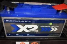 AGM X2 DUAL PURPOSE/DEEP CYCLE MARINE BATTERY, 1010