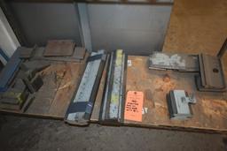 ASSORTED SMALL DIES ON THIS SHELF UP TO 18" LONG