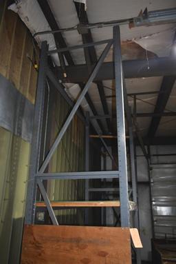 (2) SECTION OF PALLET RACKING (GRAY) EIGHT