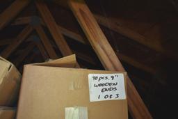(21) CARDBOARD TUBES - 18' LONG x 10" DIAMETER WITH