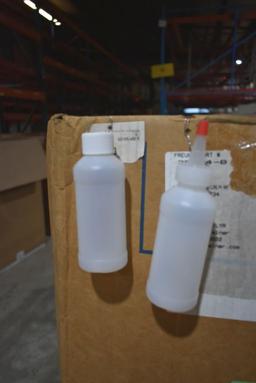 150-200 FOUR OZ. EMPTY PLASTIC BOTTLES WITH TWO TYPES