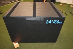 Get Rx'd 24 inch foam stack cube. 36-in x 30 in x 24 inch high. nylon handles. Velcro strips.