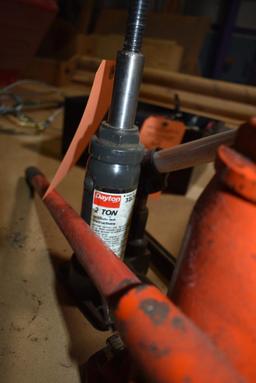 (2) BOTTLE JACKS, 12 TON AND 2 TON