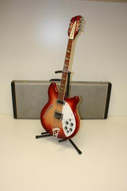 Vintage Rickenbacker USA 12 String Guitar with case as shown